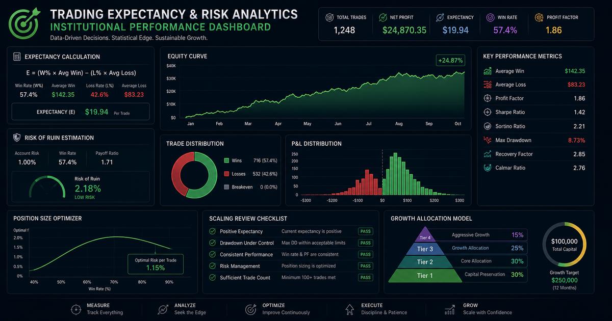 An advanced financial analytics sheet displaying data distributions, mathematical equations, and execution statistics for scaling review.